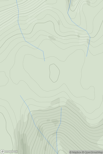 Thumbnail image for The Socach [Loch Fyne to Bute and the Firth of Clyde] showing contour plot for surrounding peak